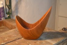 Teak Bowl by Stig Sandkvist, 1956