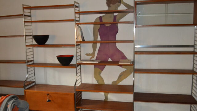 Continental Wall Unit by Nisse Strinning for String, 1950s SOLD