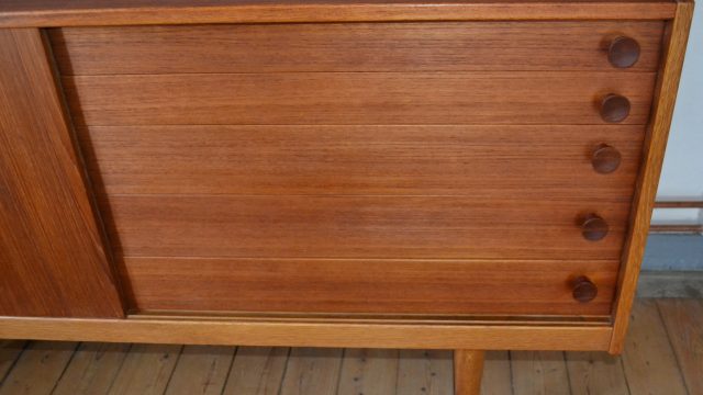 Swedish Teak & Oak Sideboard by Yngve Ekström for Hugo Troeds, 1950s