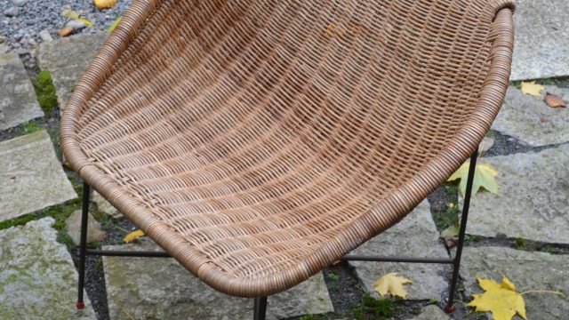 Mid-Century Swedish Child's Basket Chair