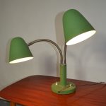 Vintage 2-Arm Adjustable Table Lamp