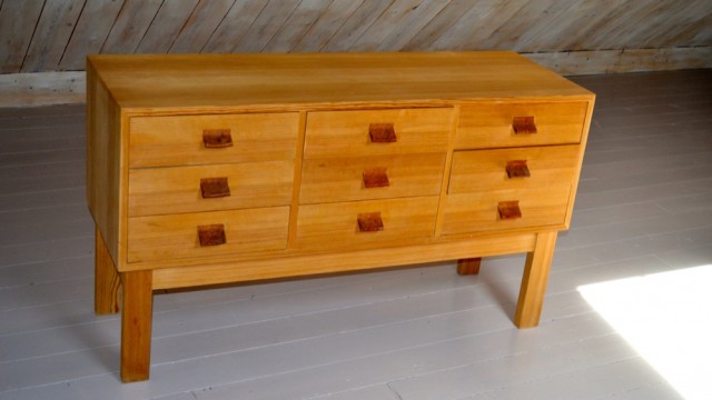 A little sideboard in redwood